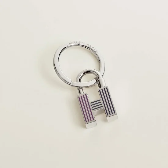 H, candenas, quizz, rainbow, key ring